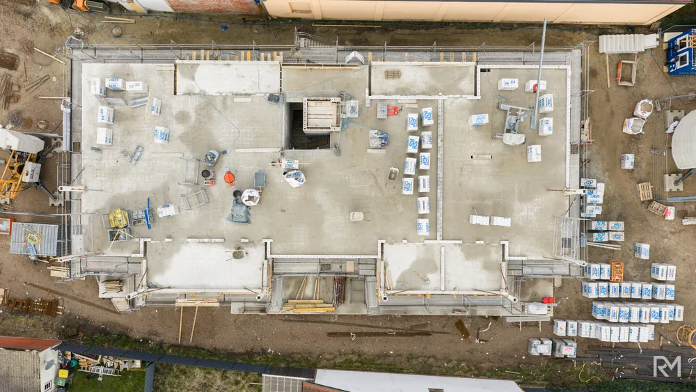 Drohnenaufnahme der Baustelle Zwischenbrücken in Wildeshausen am 31. März 2026 — Aufnahme 5