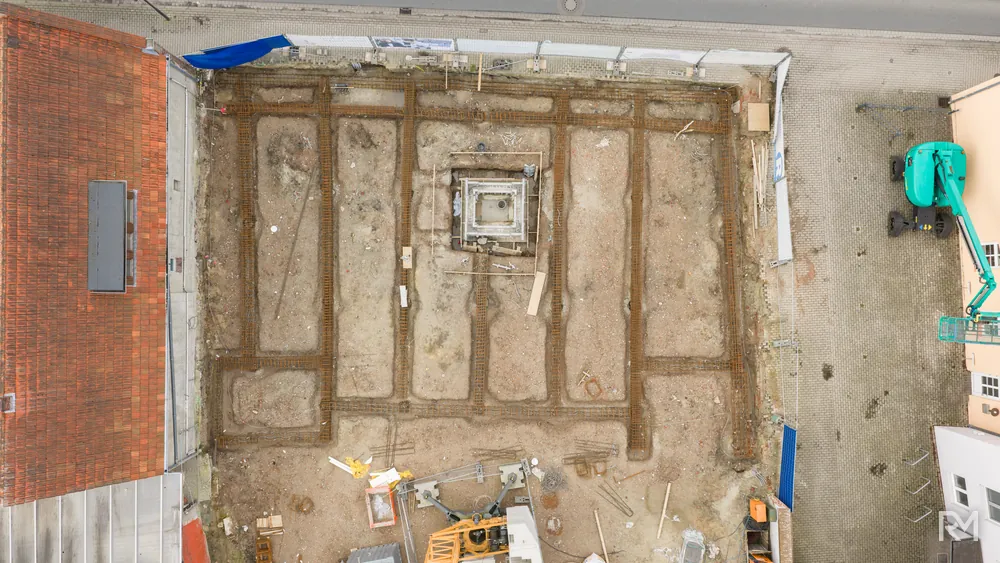 Drohnenaufnahme der Baustelle Zwischenbrücken in Wildeshausen am 31. März 2026 — Aufnahme 7