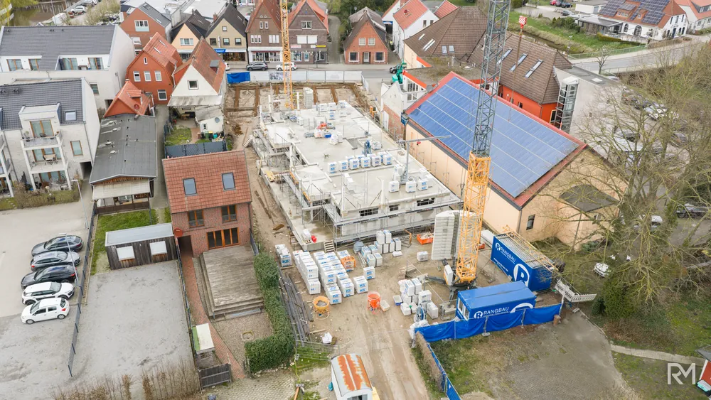 Drohnenaufnahme der Baustelle Zwischenbrücken in Wildeshausen am 31. März 2026 — Aufnahme 9