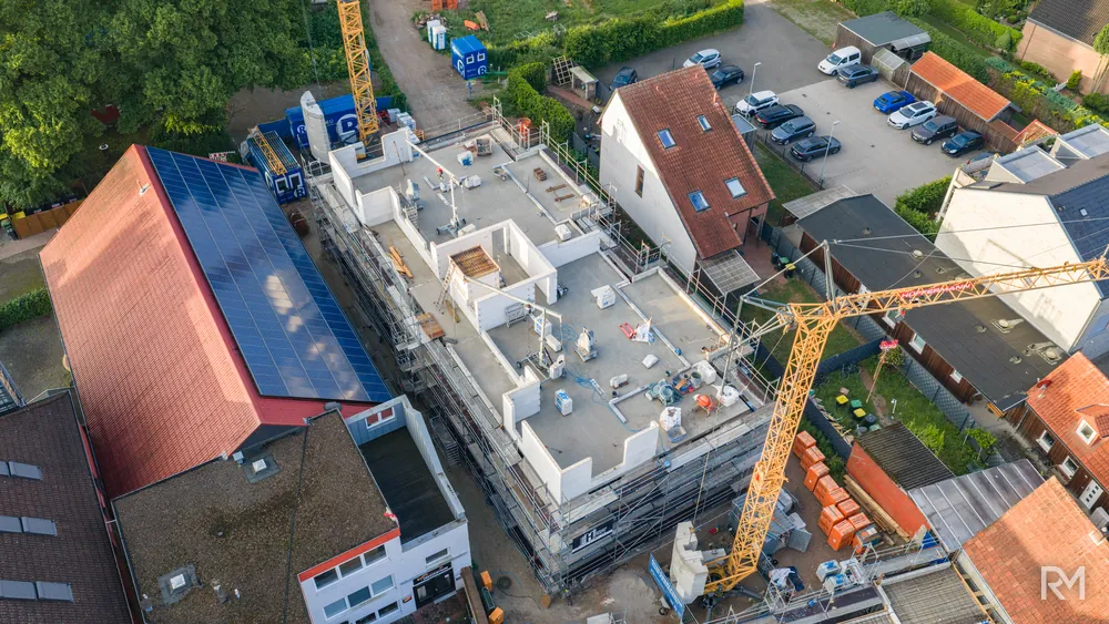 Drohnenaufnahme der Baustelle Zwischenbrücken in Wildeshausen am 3. Juni 2026 — Aufnahme 7