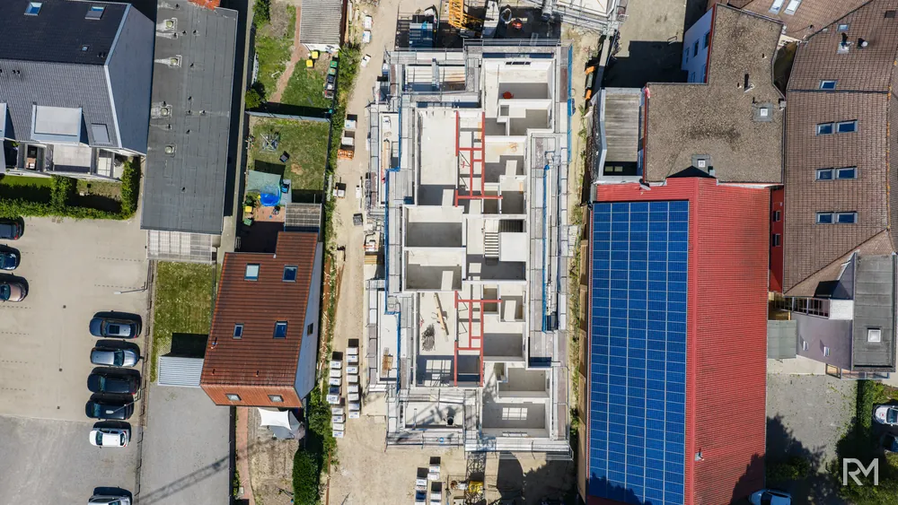 Drohnenaufnahme der Baustelle Zwischenbrücken in Wildeshausen am 11. Juli 2026 — Aufnahme 3