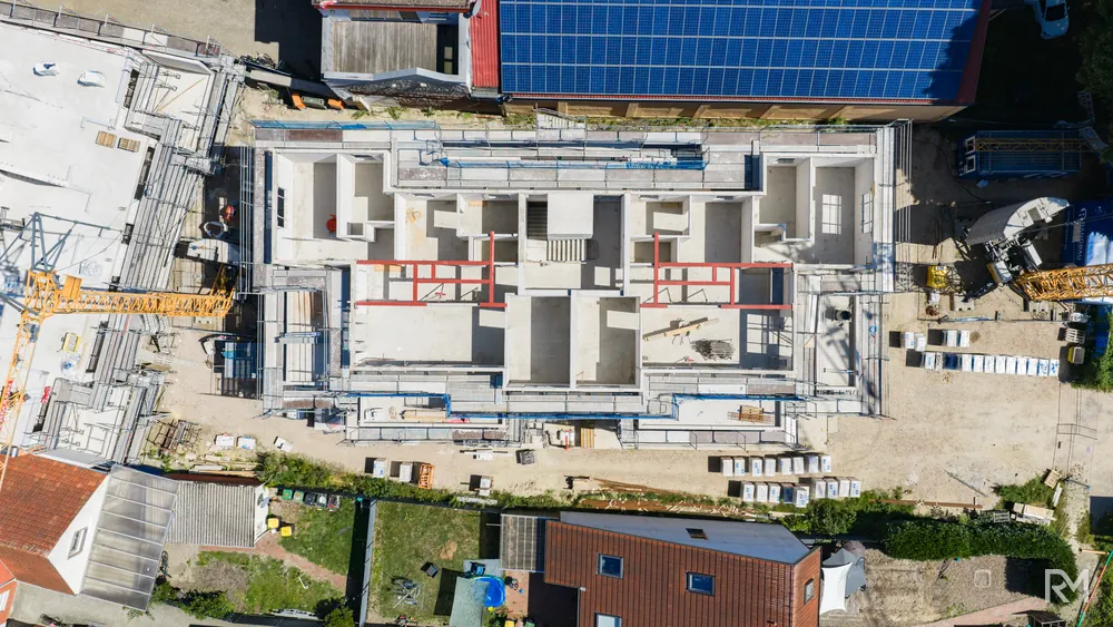 Drohnenaufnahme der Baustelle Zwischenbrücken in Wildeshausen am 11. Juli 2026 — Aufnahme 5