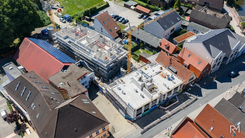 Drohnenaufnahme der Baustelle Zwischenbrücken in Wildeshausen am 11. Juli 2026 — Aufnahme 7