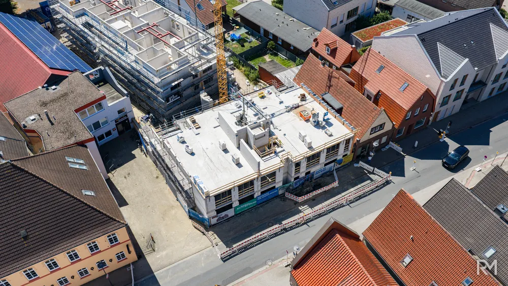 Drohnenaufnahme der Baustelle Zwischenbrücken in Wildeshausen am 11. Juli 2026 — Aufnahme 8