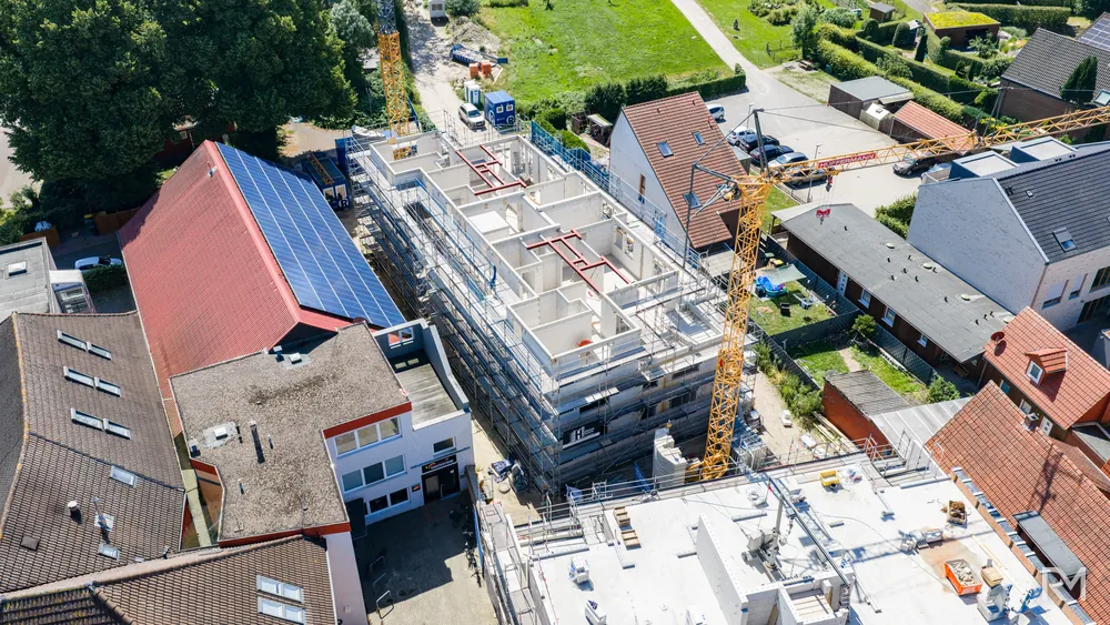 Drohnenaufnahme der Baustelle Zwischenbrücken in Wildeshausen am 11. Juli 2026 — Aufnahme 9