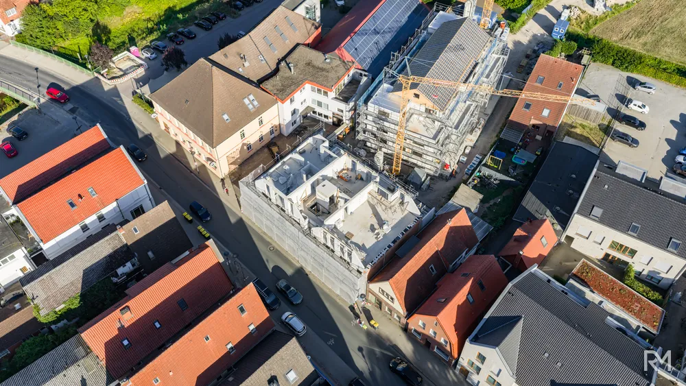 Drohnenaufnahme der Baustelle Zwischenbrücken in Wildeshausen am 12. August 2026 — Aufnahme 4