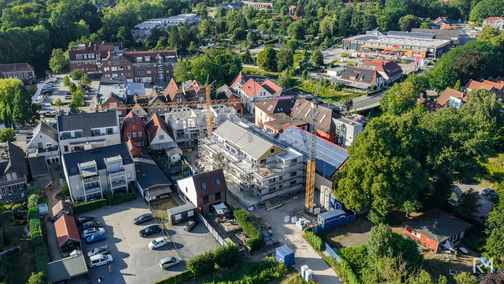 Drohnenaufnahme der Baustelle Zwischenbrücken in Wildeshausen am 12. August 2026 — Aufnahme 7