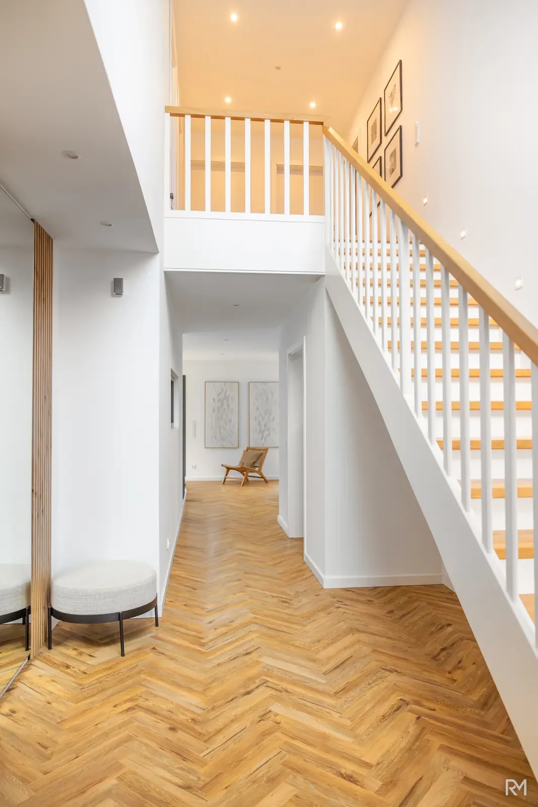 Neubau Kleinkneten Innenaufnahme – Treppenhaus